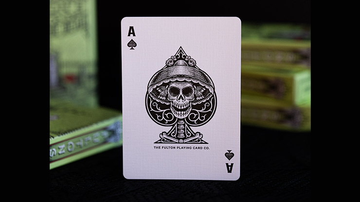 FULTON'S Day Of The Dead Green Edition Playing Cards FULTON'S Day Of The Dead Green Edition Playing Cards