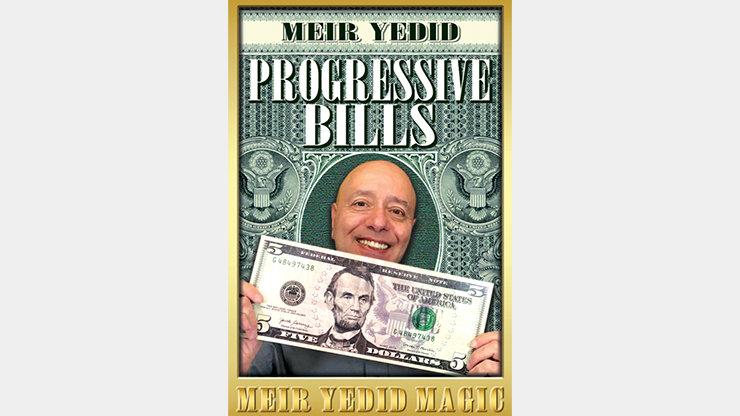 Progressive Bills (Gimmicks and Online Instructions) by Meir Yedid - Trick Progressive Bills (Gimmicks and Online Instructions) by Meir Yedid - Trick