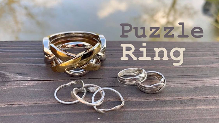 Puzzle Ring Size 11 (Gimmick and Online Instructions) - Trick Puzzle Ring Size 11 (Gimmick and Online Instructions) - Trick
