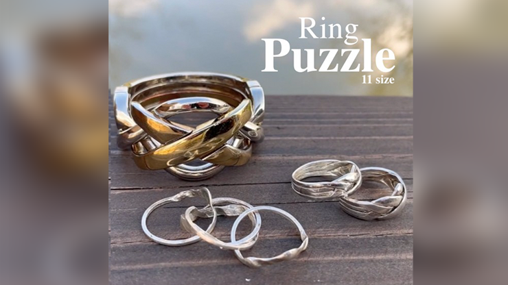 Puzzle Ring Size 11 (Gimmick and Online Instructions) - Trick Puzzle Ring Size 11 (Gimmick and Online Instructions) - Trick