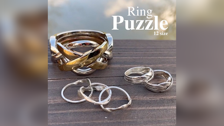Puzzle Ring Size 12 (Gimmick and Online Instructions) - Trick Puzzle Ring Size 12 (Gimmick and Online Instructions) - Trick