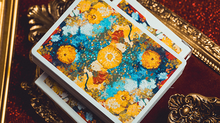 Van Gogh Zinnias (Numbered- Seal) Playing Cards Van Gogh Zinnias (Numbered- Seal) Playing Cards