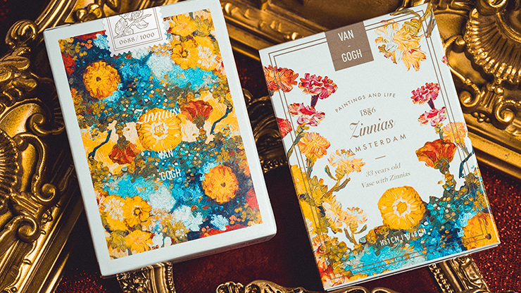 Van Gogh Zinnias (Numbered- Seal) Playing Cards Van Gogh Zinnias (Numbered- Seal) Playing Cards