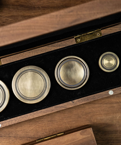 M Box Luxury Set (Half Dollar) by Artisan Coin & Jimmy Fan - Trick