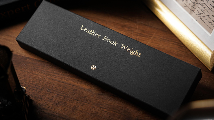 Leather Book Weight (Black) by TCC Presents Leather Book Weight (Black) by TCC Presents