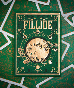Fillide: A Sicilian Folk Tale Playing Cards V2 (Forest Green) by Jocu