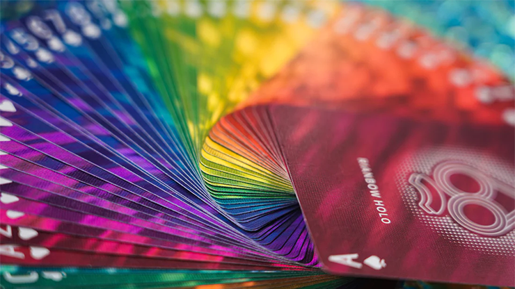 Rainbow HOLO Playing Cards by TCC Fashion Rainbow HOLO Playing Cards by TCC Fashion