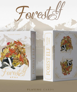 Forest elf Badger Playing Cards
