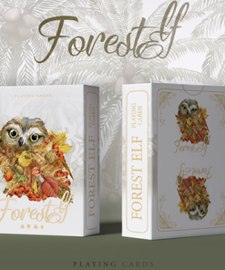 Forest elf Owl Playing Cards