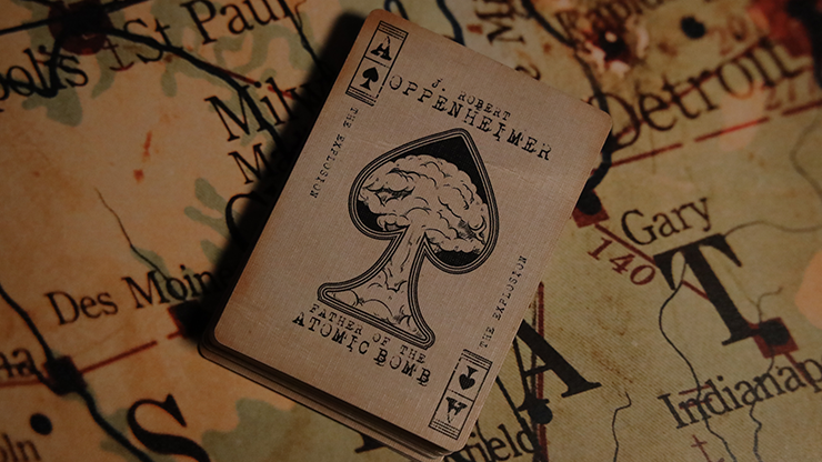 Oppenheimer Nucleus Playing Cards by Room One Oppenheimer Nucleus Playing Cards by Room One
