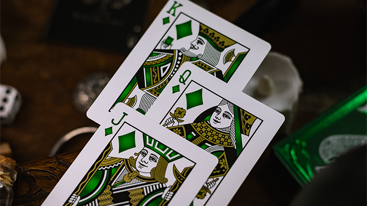 Emerald Wonder (Silver Gilded) Playing Cards Emerald Wonder (Silver Gilded) Playing Cards