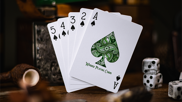 Emerald Wonder (Silver Gilded) Playing Cards Emerald Wonder (Silver Gilded) Playing Cards