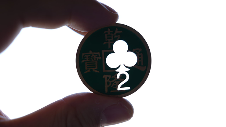Chinese Coin with Prediction (Green 2C) - Trick Chinese Coin with Prediction (Green 2C) - Trick