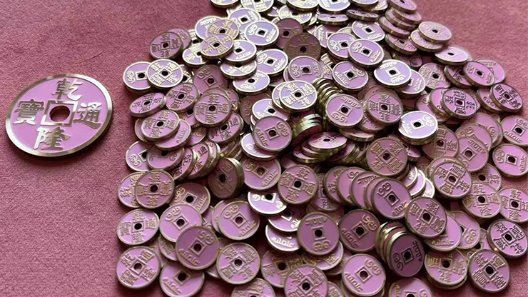 MINI CHINESE COIN PINK by N2G - Trick MINI CHINESE COIN PINK by N2G - Trick