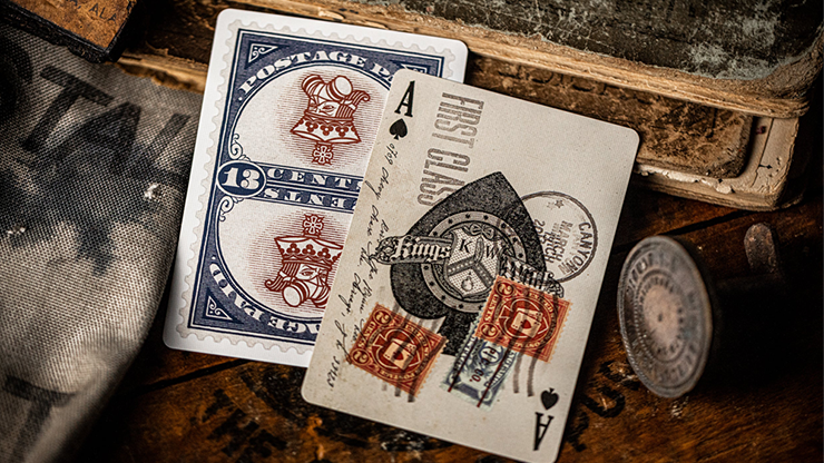 Postage Paid Blue Edition Playing Cards by Kings Wild Project Inc. Postage Paid Blue Edition Playing Cards by Kings Wild Project Inc.