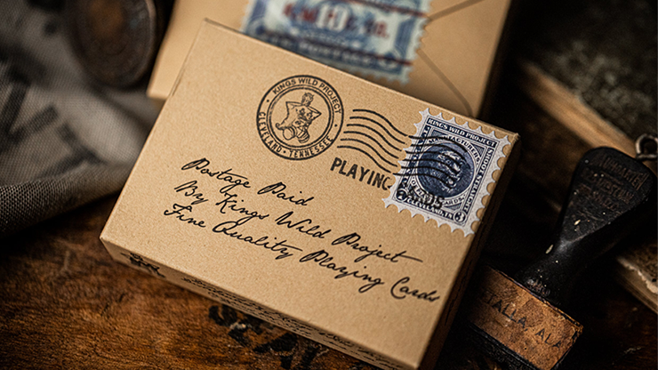 Postage Paid Blue Edition Playing Cards by Kings Wild Project Inc. Postage Paid Blue Edition Playing Cards by Kings Wild Project Inc.