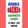 Magnetic Cards (2 pack/Red Jokers) by Chazpro Magic - Trick Magnetic Cards (2 pack/Red Jokers) by Chazpro Magic - Trick