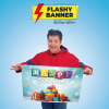 FLASHY BANNER (HAPPY BIRTHDAY) by George Iglesias & Twister Magic - Trick FLASHY BANNER (HAPPY BIRTHDAY) by George Iglesias & Twister Magic - Trick