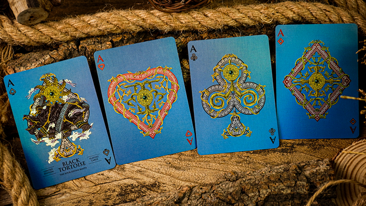 Black Tortoise Deluxe Wooden Box Set by Ark Playing Cards Black Tortoise Deluxe Wooden Box Set by Ark Playing Cards