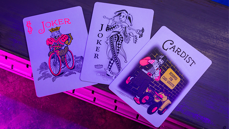 Bicycle Star-Fire Pink Neon Playing Cards Bicycle Star-Fire Pink Neon Playing Cards