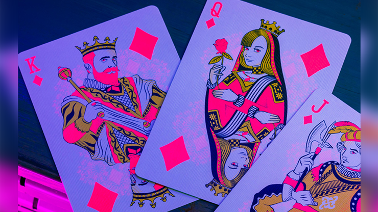 Bicycle Star-Fire Pink Neon Playing Cards Bicycle Star-Fire Pink Neon Playing Cards