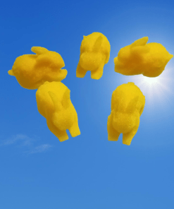3D Rabbits (Yellow) - Goshman