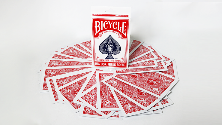 Bicycle Jumbo ESP 50 Cards Red (10 of each Square, Wavy Lines, Star, Circle and Cross) by Murphy's Magic Bicycle Jumbo ESP 50 Cards Red (10 of each Square, Wavy Lines, Star, Circle and Cross) by Murphy's Magic
