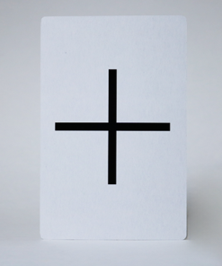 Bicycle Jumbo Gaff Card Double Face (Cross/Wavy Lines)