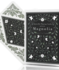 Magnolia White Playing Cards