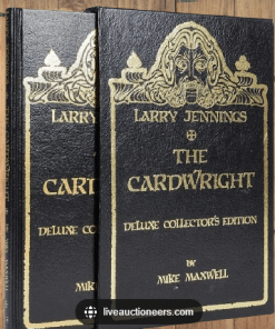 OOP Larry Jennings The Cardwright (book) - Mike Maxwell (Collector's Edition)