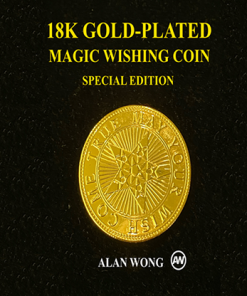 18K Gold Plated Magic Wishing Coin by Alan Wong - Trick