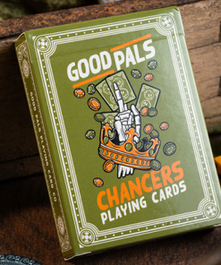Chancers V3 Green (Marked) Playing Cards by Good Pals
