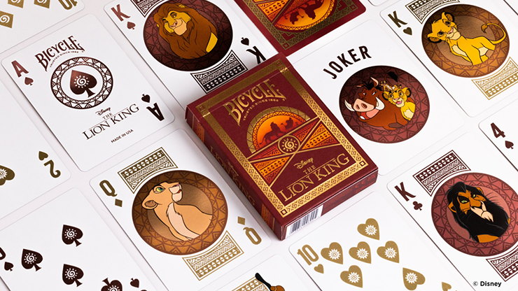 Bicycle Disney Lion King Playing Cards by US Playing Co Bicycle Disney Lion King Playing Cards by US Playing Co