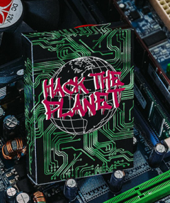 Hack The Planet (Black Hat) Playing Cards