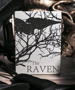 The Raven Black Dusk (Gilded) Playing Cards