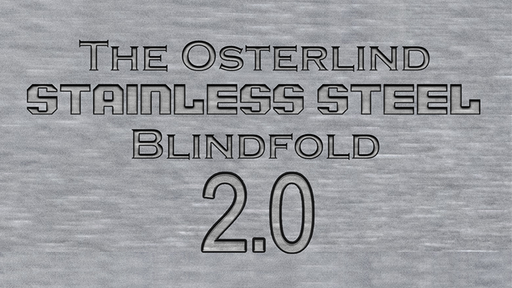 Stainless Steel Blindfold 2.0 by Richard Osterlind Stainless Steel Blindfold 2.0 by Richard Osterlind