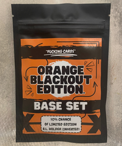 F***ing Cards (Orange Blackout Edition) by Ame Molin