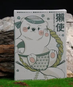 Samurai Otter Playing Cards - MIZU Edition (Standard blue) Playing Cards