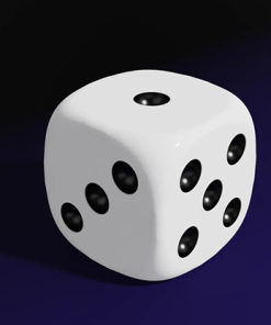 Magnetic Die (White) by Iarvel Magic