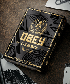Obey Gold Edition Playing Cards by theory11