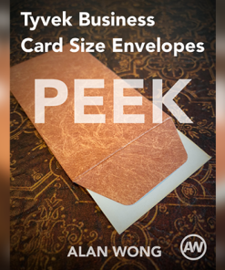 Tyvek Business Card Size Peek Envelopes (10 pk.) by Alan Wong