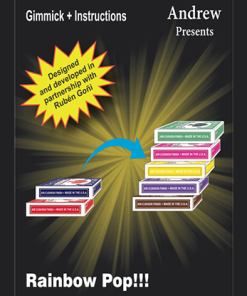 RAINBOW POP (Gimmicks and Online Instructions) by Andrew Magic - Trick