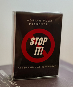 Stop It! (Blue) by Adrian Vega