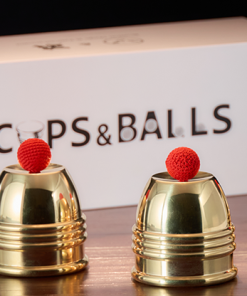 Cups and Balls Set SMALL (Copper) by Bluether Magic and Raphael