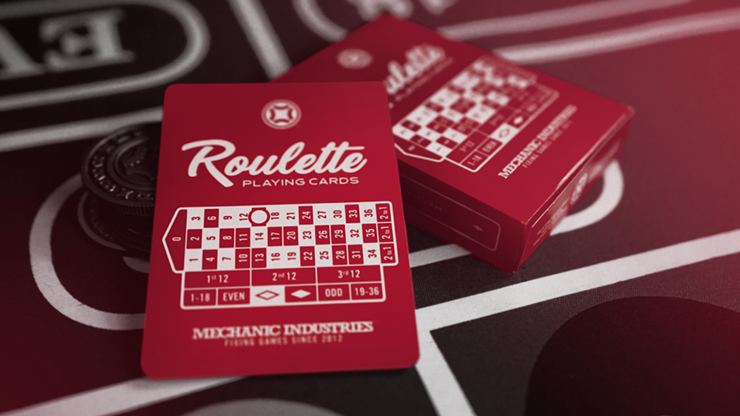 Roulette (Red) Playing Cards by Mechanic Industries Roulette (Red) Playing Cards by Mechanic Industries