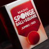 Sponge Ball to Square JUMBO RED by Murphy's Magic