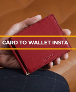 Modern Card to Wallet Insta (Red) by Quiver