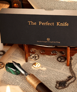 The Perfect Knife by Hongzhi Wang, Jay Wang, & TCC Magic
