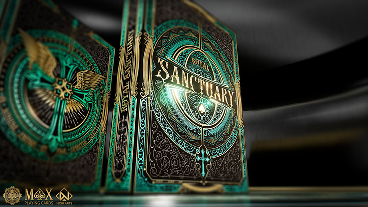 Royal Sanctuary Noble (foil) Emerald Kings Playing Cards Royal Sanctuary Noble (foil) Emerald Kings Playing Cards