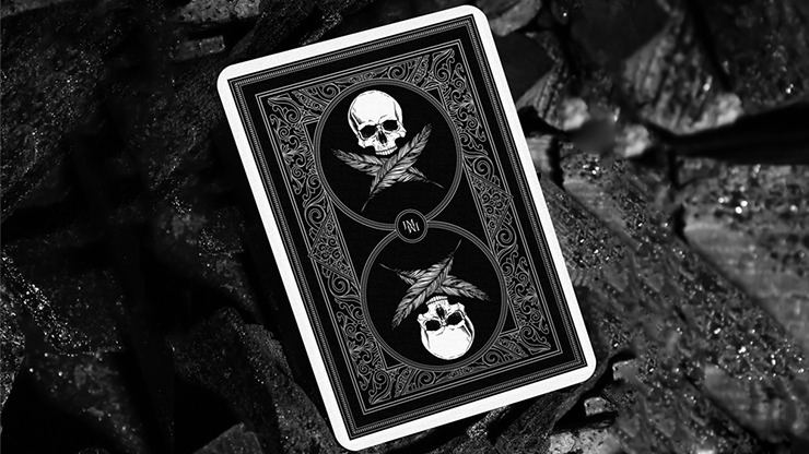 Feather & Bone: The Chrome Hearts (Foil) Playing Cards by Joel Meyers Feather & Bone: The Chrome Hearts (Foil) Playing Cards by Joel Meyers